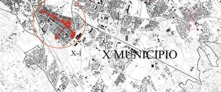 CENTRALITA LOCALE n X-1: Cinecittà Inquadramento territoriale Localizzazione: MUNICIPIO X - Viabilità: Via Tuscolana (Fg. AFG n 18) Descrizione.