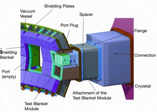 Il blanket 0 Il blanket in ITER: In ITER il blanket avrà solo funzione di schermo dei neutroni; non si avrà