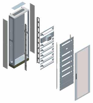 ALPHA 630 UNIVERSAL S3 Quadri da parete e da pavimento con profondità 2 mm Quadri completi, montati ed equipaggiati n Dati di scelta e ordinazione 1 2 7 4 5 Nr.