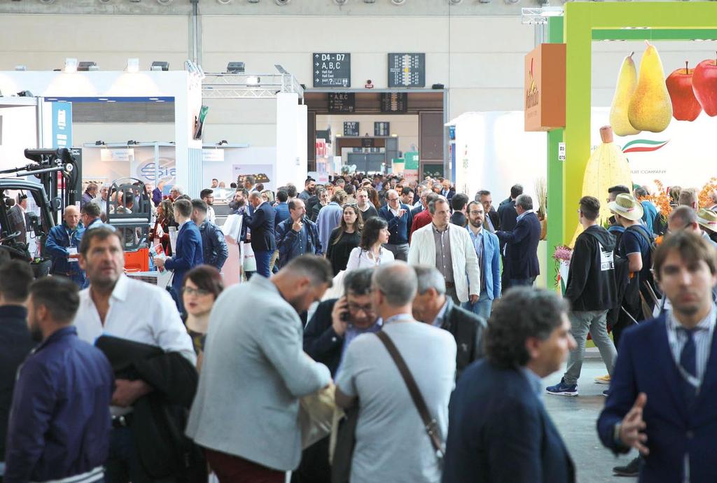 MACFRUT A STEADY GROWTH EXHIBITORS 1,100 Exhibitors in 2017 edition + 38% in 4 years
