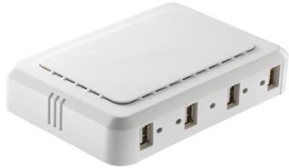 1.4 Installazione hardware Assicurarsi che i dispositivi USB siano spenti e che l alimentatore del Server di rete USB over IP sia scollegato. 1.