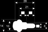 138345) 12 185 6080 121856080 Bullone coperchio testa motore Engine head cover bolt GILERA: Runner-Fx-Fxr 125-180 PIAGGIO: Hexagon 125-150 94/97 Lx-Lx 125-180 98/99 (r.