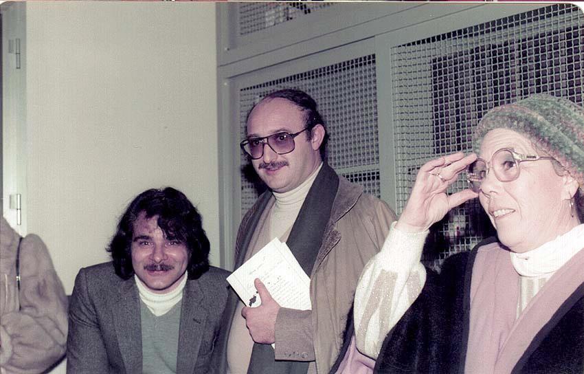 Rosa, Peppe Filippone e Alfredo Ginexi alla Biblioteca Comunale di S.