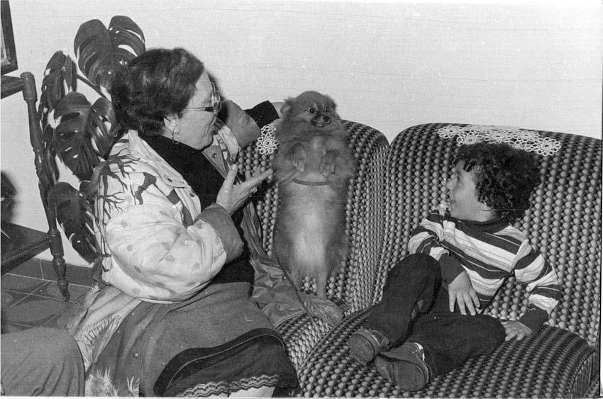 1983 - A casa di Peppe Filippone - foto tratta dalla pagina