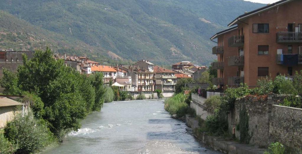 Vista del tratto cittadino