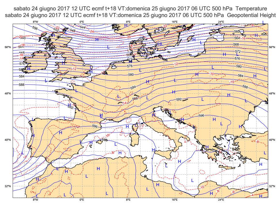 La settimana 18-24 giugno 2017 è stata dominata dall alta pressione e caratterizzata da temperature in graduale aumento su tutto il territorio provinciale con massime che hanno sfiorato per più