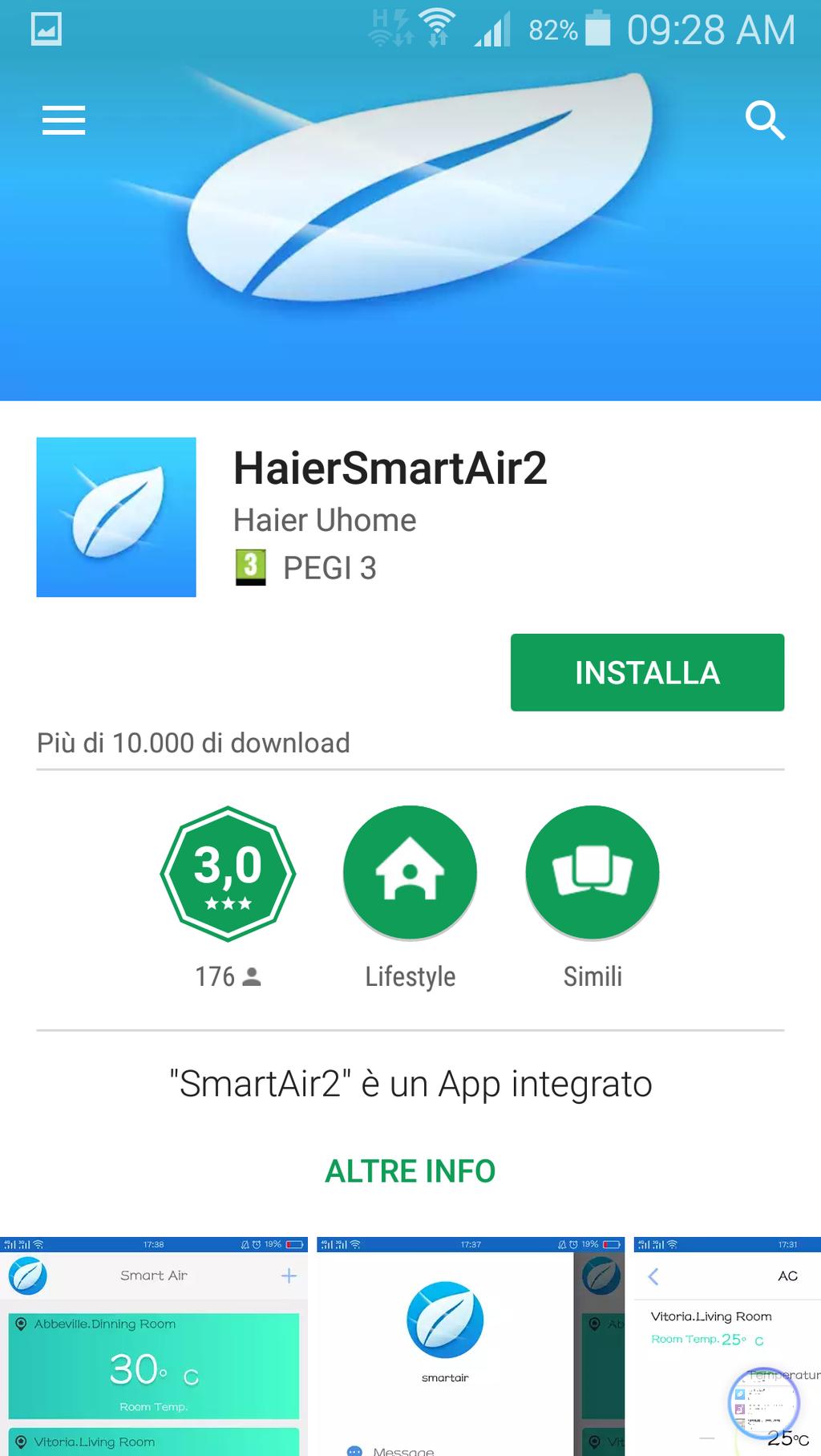 APP APP HAIER HAIERSMART2 GUIDA SMARTAIR2 1 2 Scaricare dal Play