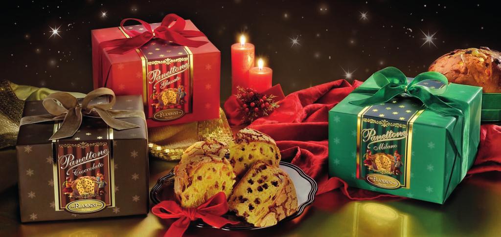 Linea Classica I panettoni in pacchetto regalo Nastri di velluto, carte pregiate e decori dal forte sapore vintage per i panettoni della Linea Classica The Panettone in gift packaging Velvet ribbons,