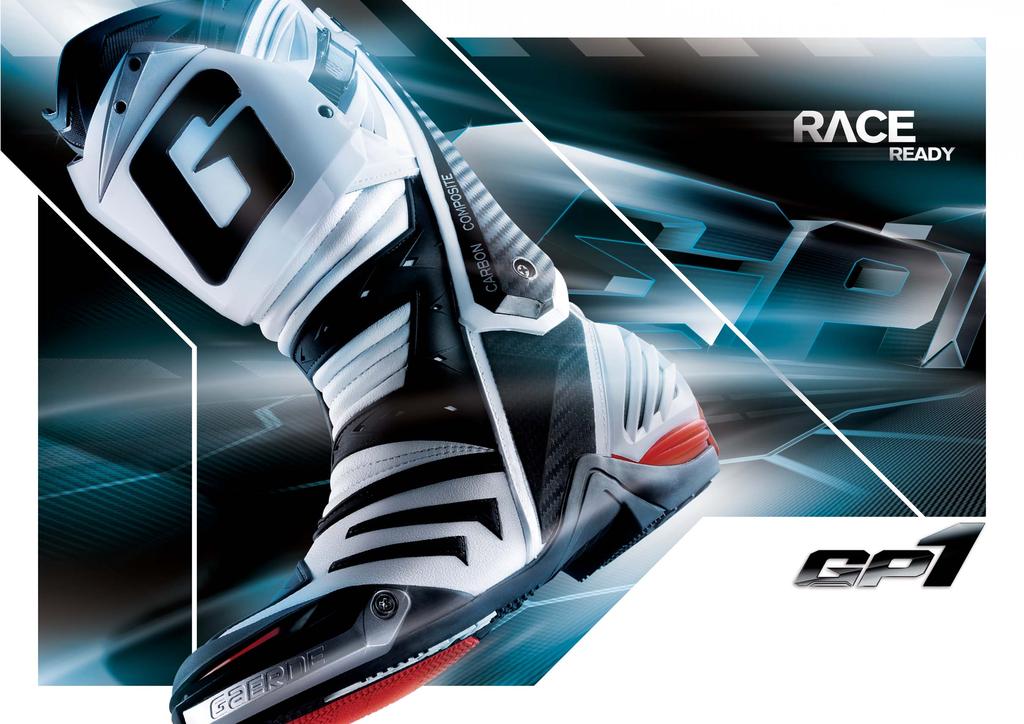 _RACING LINE _RACING LINE The all-new GP1, the latest product from Gaerne s GP1 rappresenta il prodotto top della linea racing, nasce dagli research and development centre, is the ultimate racing