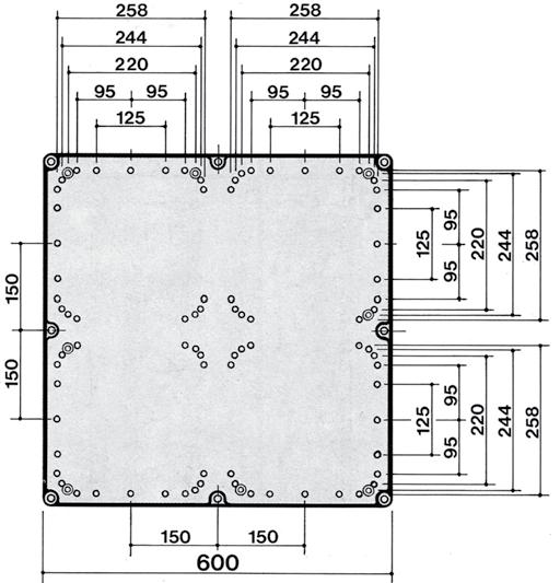 Dimensioni Inserti metallici