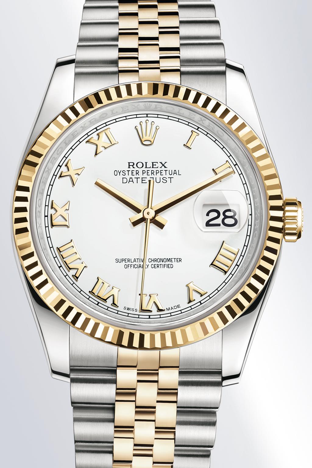 Lo stile del Datejust 36 L OROLOGIO CLASSICO DI RIFERIMENTO Il Datejust 36 è l archetipo moderno dell orologio classico, non solo per la sua estetica intramontabile, ma anche per le sue funzionalità.