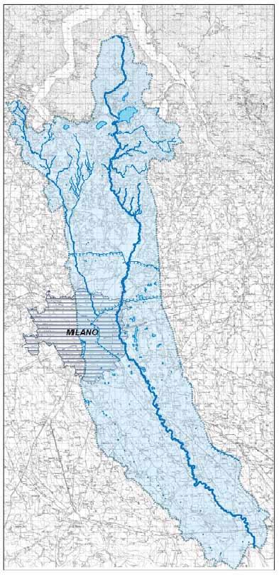 INQUINAMENTO defluiscono dai principali laghi lombardi, attestandosi mediamente nella sezione di Brugherio su valori compresi tra i 5,0 e i 10,0 m 3 /s.