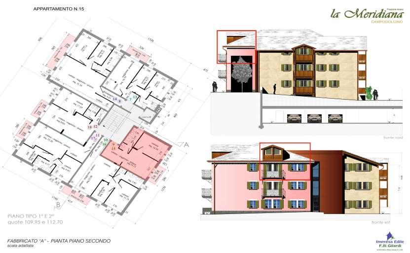 La Meridiana Campodolcino (SO) Planimetrie Piano 2² Penthouse No 18