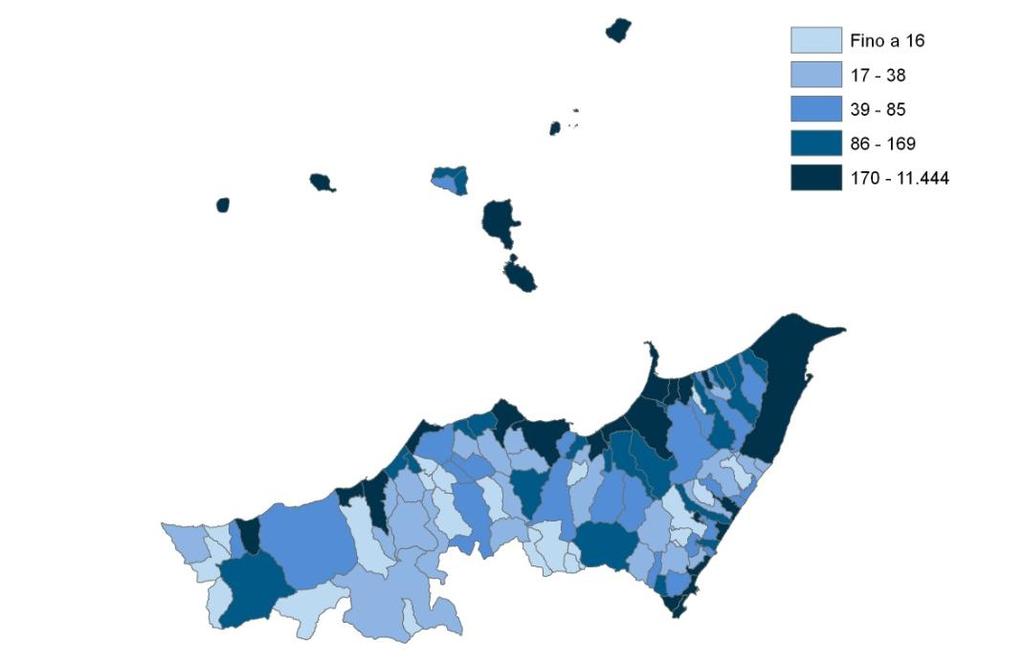 La popolazione straniera: incidenza degli stranieri