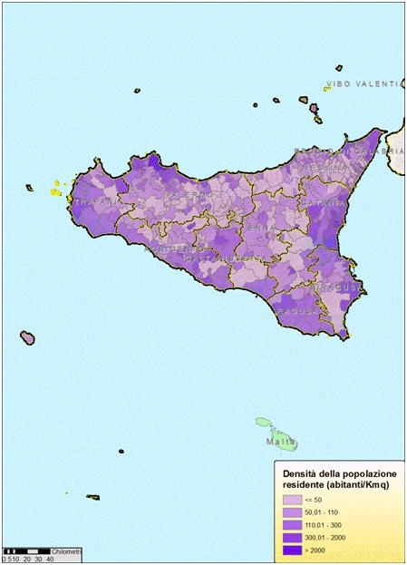 Densità abitativa (Abitanti/Kmq) 200 199 199,0 Abitanti/Kmq