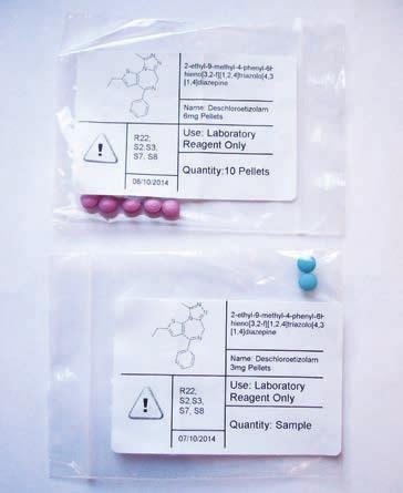 Relazione sui mercati della droga dell UE Nuove sostanze psicoattive Mercato europeo FIGURA 7 Descloroetizolam venduto come una sostanza chimica di ricerca Non si rilevano segnali di una diminuzione