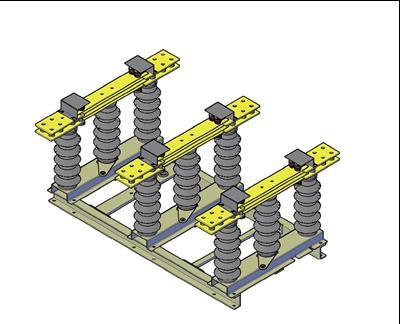 SEZIONATORE A ROTAZIONE SEZIONATORE TRIPOLARE SIMULTANEO PER ESTERNO DA PALO A ROTAZIONE VE 94-R TYPE ROTATING DISCONNECTOR OUTDOOR SIMULTANEOUS THREE POLES DISCONNECTOR FOR POLE