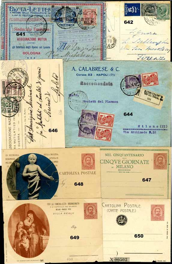 638 Da Pisa, 28.12.1870, non affrancata per Sassetto e tassata a Castagneto con un 30cent (7) con annullo a doppio cerchio ducale, infrequente sui segnatasse. 75,00 639 Da Buenos Aires, 30.12.1870, non affrancata per Genova e tassata in arrivo con 1L Segnatasse (11).