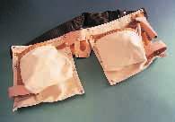 art. NE10 CINTURONE DA POSATORE IN TESSUTO ANTISTRAPPO - Tasche fissate su una cintura in tessuto regolabile, lunga 6 cm. Borsa in tessuto antistrappo, economica e resistente.