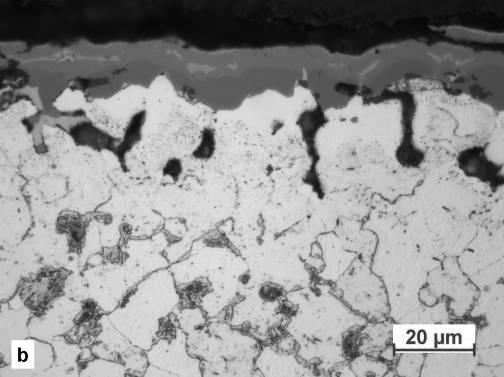 Di una certa rilevanza sul lato esterno della tubazione sono i fenomeni di ossidazione e corrosione, che in corrispondenza dei bordi di grano creano delle vere e proprie sacche di pitting (figura