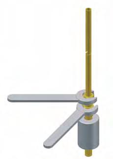 Installazione RIES TECNOLOGY s.r.l. 2 2 ccorciare il tubo secondo l esigenza. Fissare il livello al tubo mediante sistema ad ogiva (Ch.