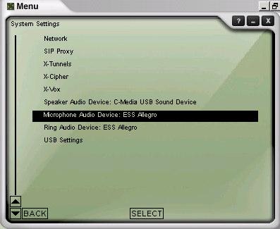 5. Verificate che C-Media USB Sound Device venga selezionato e premete il tasto