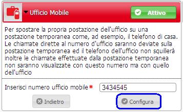 postazione "Ufficio Mobile" su cui ricevere le chiamate