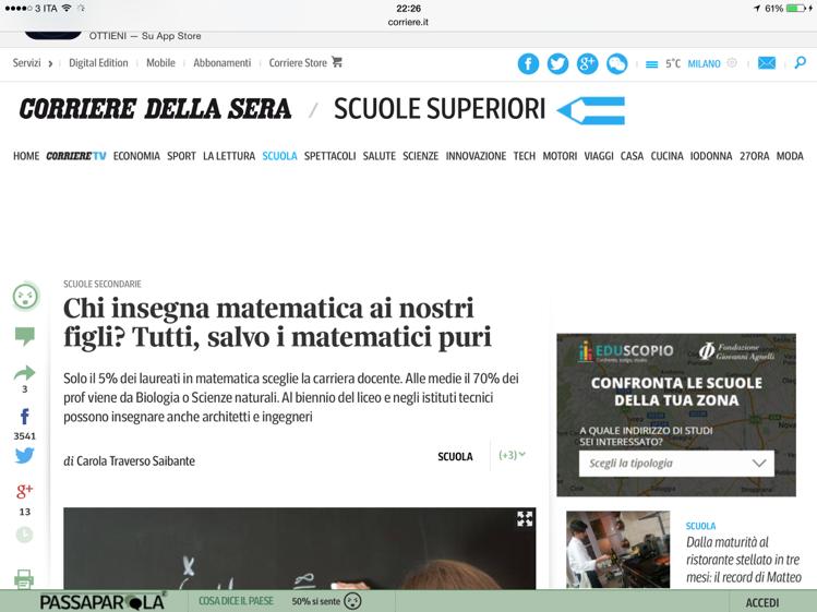 Una buona lettura http://maddmaths.simai.