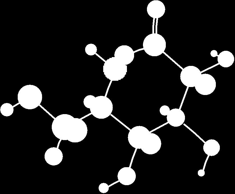 gruppo aldeidico Anche se la formula convenzionale sembra lineare, in realtà la molecola si ripiega su sé