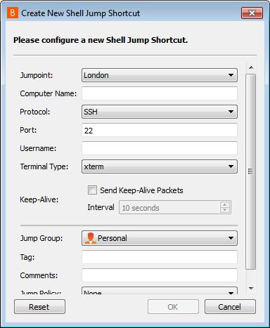 Utilizzare Shell Jump per accedere a un dispositivo di rete remoto La funzione Shell Jump consente la connessione rapida a un dispositivo di rete con abilitazione SSH o Telnet per l utilizzo della