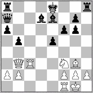 T:g1-g5; 24.Cd4-Ac4; 25.b3-Aa6; 26.Tg3-Tf8; 27.Th3Th8; 28.Tf3-Tf8?; 29.T:f8-R:f8; 30. C:e6+-Re7; 31.Cd4-h5; 32.Re3-Af1; 33.