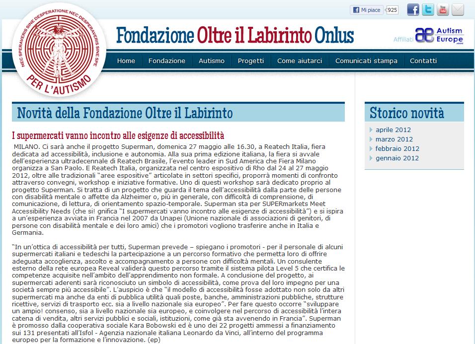 articolo uscito su www.