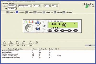 Software Micrologic Per visualizzare su PC le informazioni degli apparecchi comunicanti sono dispon ili i due software RSU e RCU (vedere pagina A-30).