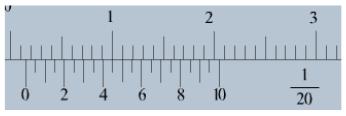 14. Il calibro ventesimale. È uno strumento formato da una scala principale fissa tarata in millimetri e una scala secondaria scorrevole, detta nonio (dal nome dell inventore portoghese).