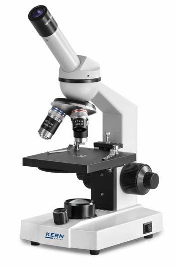 Microscopio a luce passante KERN OBS- Obiettivi OBS OBS 0 OBS 04 OBS 06 EDUCATIONAL LINE Il microscopio ad uso scolastico per muovere i primi passi nella microscopia e per l insegnamento della