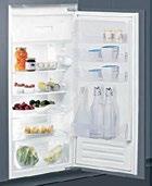 litri 18 FRIGORIFERO - H 122 S 12 A1 D/I Capacità totale litri 210 FRIGO-CONGELATORE - H 157,6 T