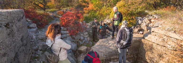 Prosecco (Comune di Trieste) 2 h, T Roberto Todero 26 novembre Museo all aperto del Monte Ermada anello del Monte Cocco Piazza di Medeazza (Comune di Duino