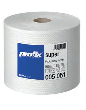 Area Lavoro Panni in Airlaid Profix Super Airlaid 100% - colore bianco Grammatura 70 g/m 2 Voluminoso e resistente agli strappi, grazie all elevata grammatura e alla