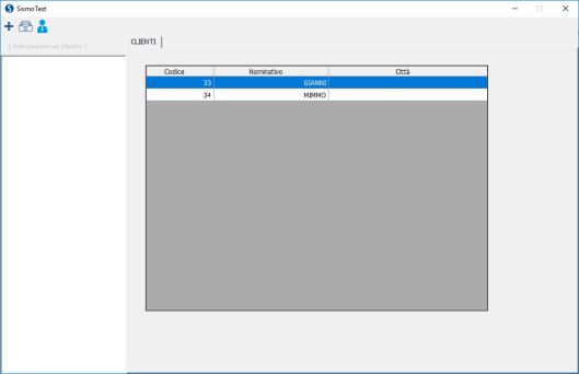 Avviare il software SismoTest con doppio clic dal tasto sinistro del mouse.