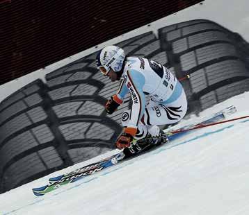 In qualità di sponsor della Coppa del mondo di sci alpino FIS, Bridgestone supporta anche le performance in pista.