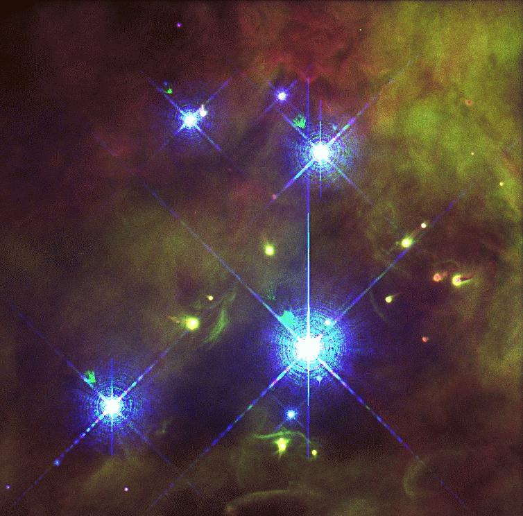 Dove si formano le Stelle Le stelle giovani spesso si trovano in clusters