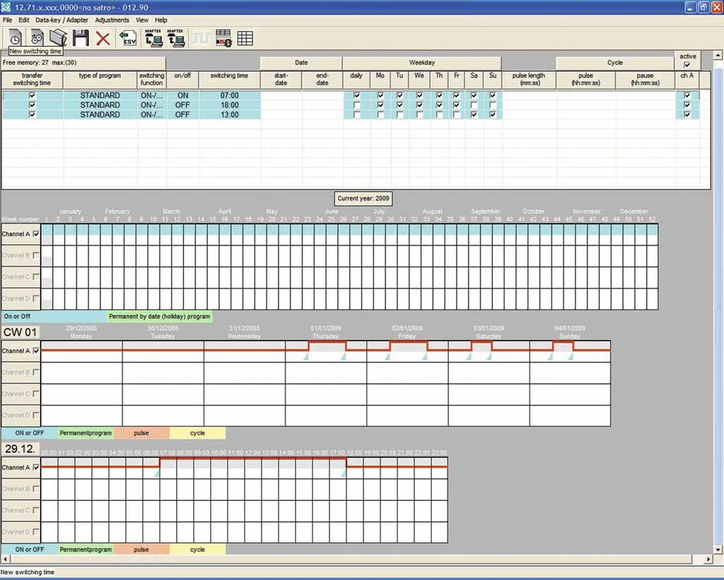 Connessione adattatore 2. Programmazione via Software PC Adattatore Software PC Adattatore 3.