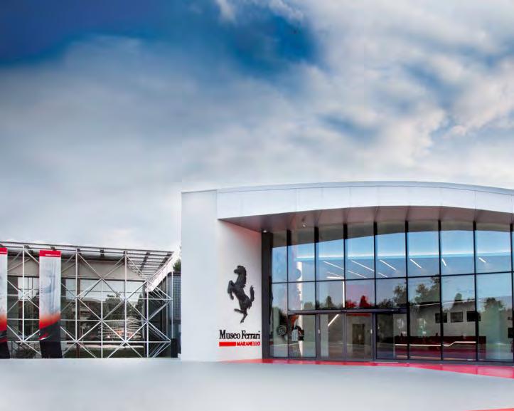 I due Musei Ferrari Tutto il mondo Ferrari tra Maranello e Modena Quasi 500.000 visitatori provenienti da ogni parte del mondo hanno visitato nel 2016 i due Musei Ferrari.