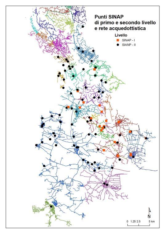 Sistema di controllo delle acque potabili Livello di performance 500