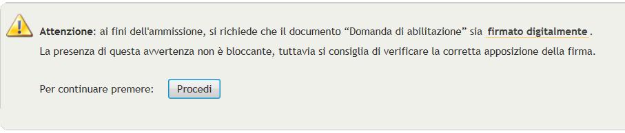 Di seguito, utilizzando gli appositi tasti, Sfoglia e Allega, la documentazione verrà allegata alla Domanda.