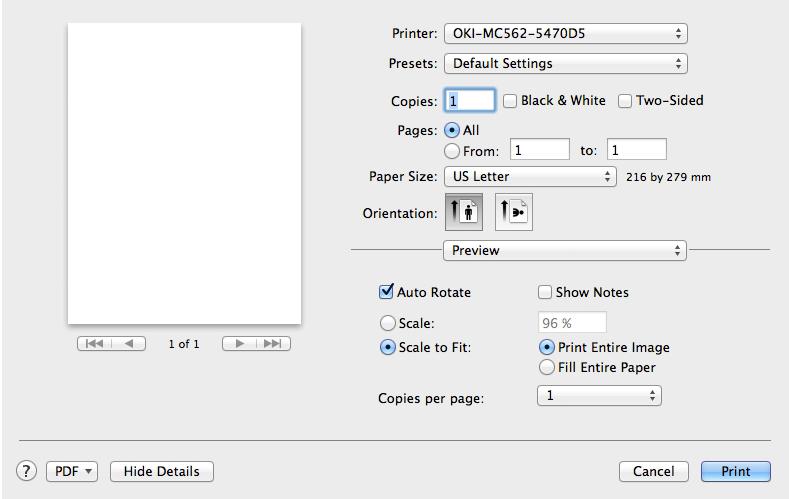 Avviamento di un processo di stampa 1 Aprire il file che si vuole stampare da un'applicazione. 2 Selezionare [Stampa] dal menu [File].