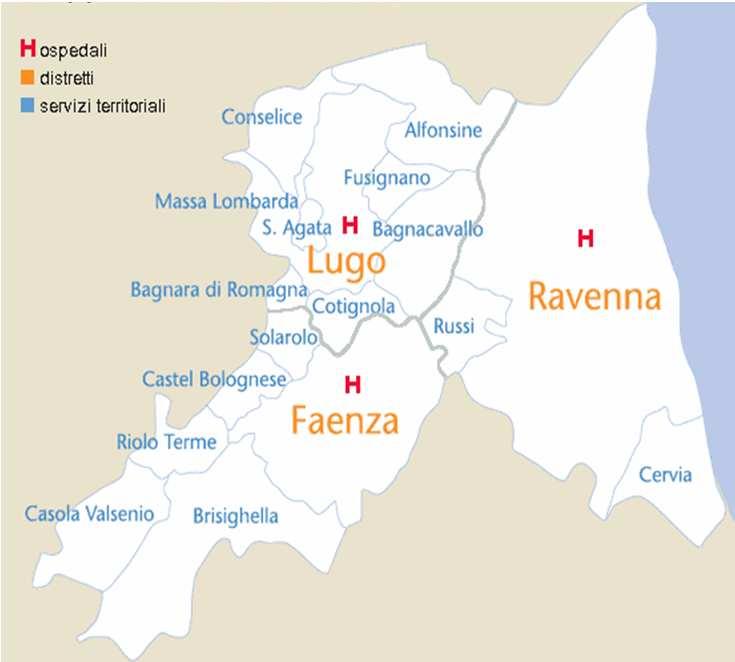 Setting tre NCP pilota : R01 - Russi, Piangipane, Roncalceci (Distretto di Ravenna) L02 - Bagnacavallo, Villanova di Bagnacavallo, Cotignola (Distretto di Lugo) F02