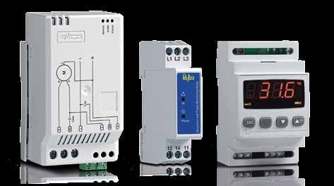 The following are available: - soft starters for single-phase scroll compressors - phase asymmetry, phase sequence