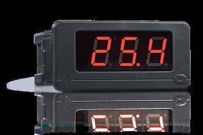 Some indicators have the decimal point; all are able to store the minimum and the maximum temperature read which can be shown through an external switch.
