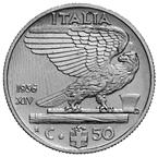 1032 50 Centesimi 1934 R - Pag.